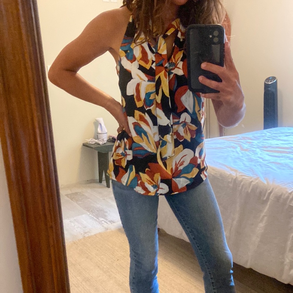 J Lo Floral Top